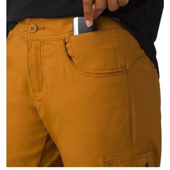 PrAna Halle II Jogger Earthbound Ochre 6 x 27" Women's Pants Hiking - Picture 3 of 7